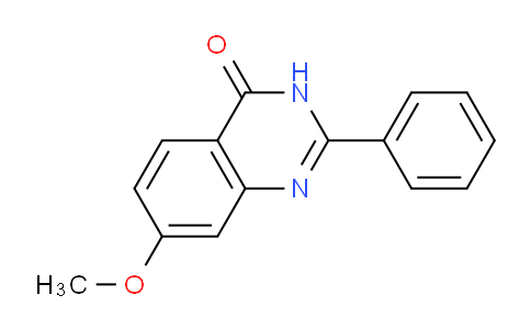 CAS No. 246231-75-4, 7-Methoxy-2-phenylquinazolin-4(3H)-one