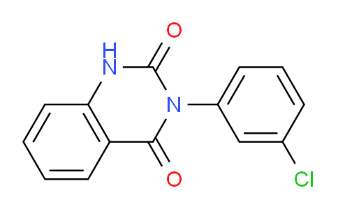 CAS No. 2473-93-0, 3-(3-Chlorophenyl)quinazoline-2,4(1H,3H)-dione