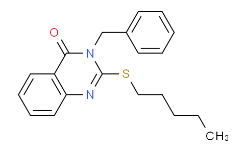 CAS No. 25467-53-2, 3-Benzyl-2-(pentylthio)quinazolin-4(3H)-one