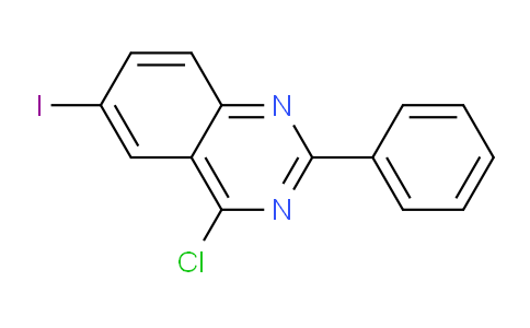 CAS No. 257624-25-2, 4-Chloro-6-iodo-2-phenylquinazoline