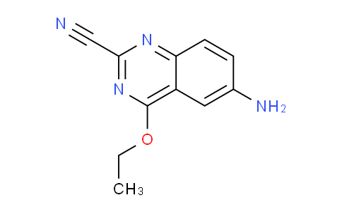 CAS No. 263716-67-2, 6-Amino-4-ethoxyquinazoline-2-carbonitrile