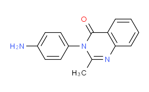 CAS No. 27440-42-2, 3-(4-Aminophenyl)-2-methylquinazolin-4(3H)-one