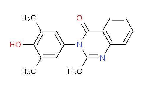 CAS No. 27945-43-3, 3-(4-Hydroxy-3,5-dimethylphenyl)-2-methylquinazolin-4(3H)-one
