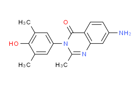 CAS No. 27945-58-0, 7-Amino-3-(4-hydroxy-3,5-dimethylphenyl)-2-methylquinazolin-4(3H)-one