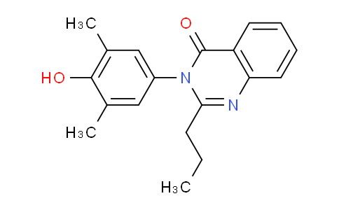 CAS No. 28513-42-0, 3-(4-Hydroxy-3,5-dimethylphenyl)-2-propylquinazolin-4(3H)-one