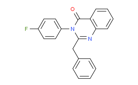 CAS No. 301193-89-5, 2-Benzyl-3-(4-fluorophenyl)quinazolin-4(3H)-one