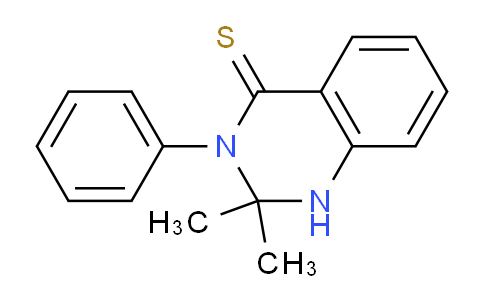 CAS No. 30161-63-8, 2,2-Dimethyl-3-phenyl-2,3-dihydroquinazoline-4(1H)-thione