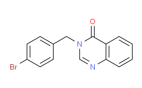 CAS No. 302913-19-5, 3-(4-Bromobenzyl)quinazolin-4(3H)-one