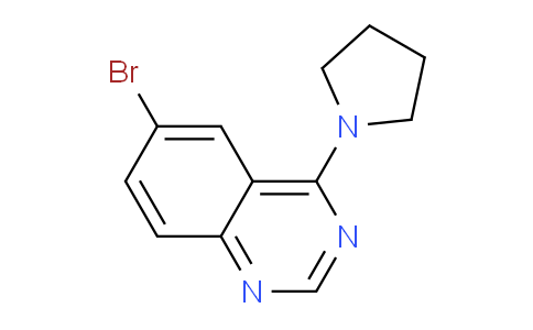 CAS No. 307538-51-8, 6-Bromo-4-(pyrrolidin-1-yl)quinazoline
