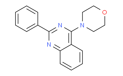 CAS No. 307544-21-4, 4-(2-Phenylquinazolin-4-yl)morpholine