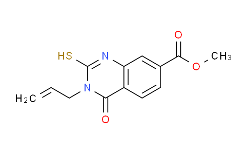CAS No. 310448-90-9, Methyl 3-allyl-2-mercapto-4-oxo-3,4-dihydroquinazoline-7-carboxylate