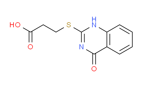 CAS No. 313233-21-5, 3-((4-Oxo-1,4-dihydroquinazolin-2-yl)thio)propanoic acid