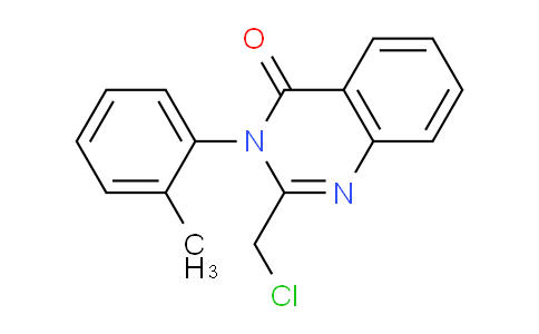 CAS No. 3166-54-9, 2-(Chloromethyl)-3-(o-tolyl)quinazolin-4(3H)-one