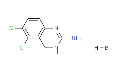 CAS No. 327602-34-6, 5,6-Dichloro-3,4-dihydroquinazolin-2-amine hydrobromide