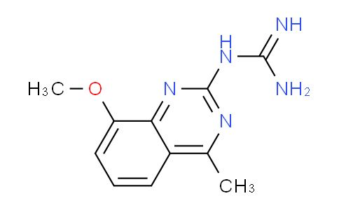 CAS No. 329213-13-0, 1-(8-Methoxy-4-methylquinazolin-2-yl)guanidine