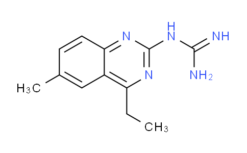 CAS No. 331417-03-9, 1-(4-Ethyl-6-methylquinazolin-2-yl)guanidine