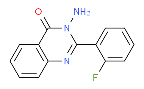 CAS No. 331719-48-3, 3-Amino-2-(2-fluorophenyl)quinazolin-4(3H)-one