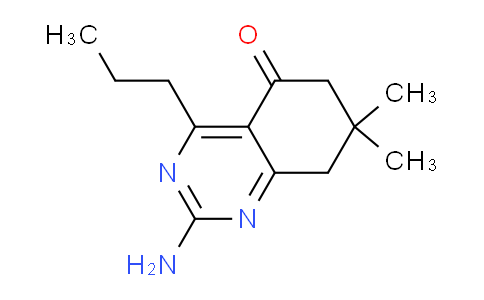 CAS No. 331966-05-3, 2-Amino-7,7-dimethyl-4-propyl-7,8-dihydroquinazolin-5(6H)-one
