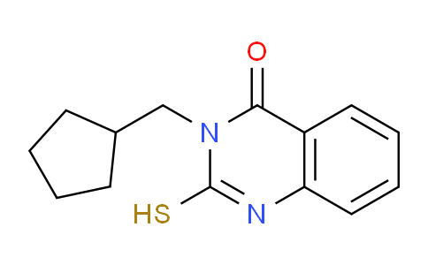 CAS No. 331971-80-3, 3-(Cyclopentylmethyl)-2-mercaptoquinazolin-4(3H)-one
