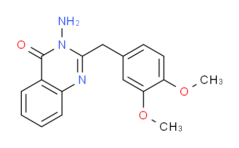 CAS No. 334498-89-4, 3-Amino-2-(3,4-dimethoxybenzyl)quinazolin-4(3H)-one