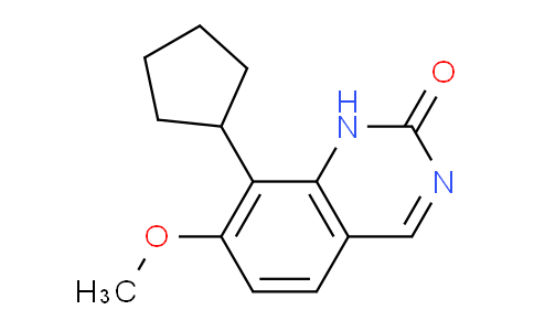 CAS No. 342801-26-7, 8-Cyclopentyl-7-methoxyquinazolin-2(1H)-one