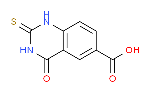 CAS No. 34330-02-4, 4-Oxo-2-thioxo-1,2,3,4-tetrahydroquinazoline-6-carboxylic acid
