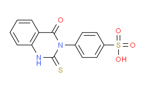 CAS No. 34330-07-9, 4-(4-Oxo-2-thioxo-1,2-dihydroquinazolin-3(4H)-yl)benzenesulfonic acid