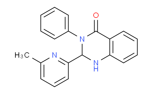 CAS No. 345990-72-9, 2-(6-Methylpyridin-2-yl)-3-phenyl-2,3-dihydroquinazolin-4(1H)-one