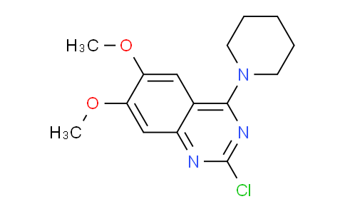 CAS No. 352549-46-3, 2-Chloro-6,7-dimethoxy-4-(piperidin-1-yl)quinazoline