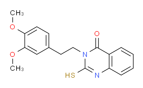 CAS No. 361150-63-2, 3-(3,4-Dimethoxyphenethyl)-2-mercaptoquinazolin-4(3H)-one