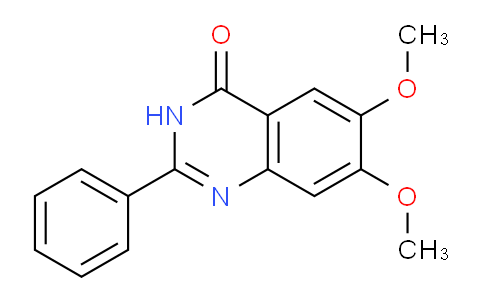 CAS No. 371945-74-3, 6,7-Dimethoxy-2-phenylquinazolin-4(3H)-one