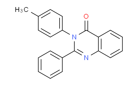 CAS No. 37856-14-7, 2-Phenyl-3-(p-tolyl)quinazolin-4(3H)-one