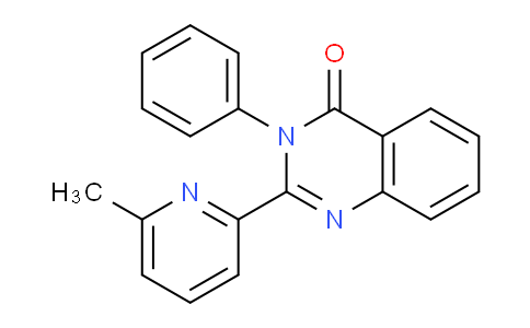 CAS No. 38275-23-9, 2-(6-Methylpyridin-2-yl)-3-phenylquinazolin-4(3H)-one