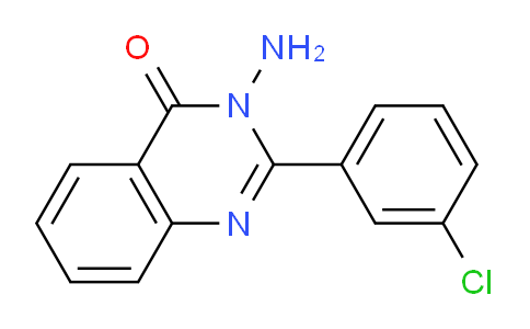 CAS No. 388103-29-5, 3-Amino-2-(3-chlorophenyl)quinazolin-4(3H)-one