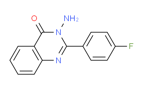 CAS No. 388106-35-2, 3-Amino-2-(4-fluorophenyl)quinazolin-4(3H)-one