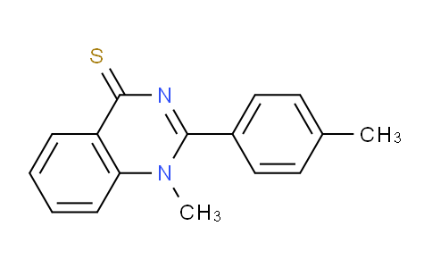 CAS No. 396716-29-3, 1-Methyl-2-(p-tolyl)quinazoline-4(1H)-thione