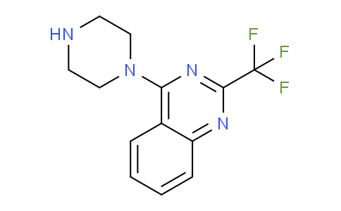 CAS No. 401567-99-5, 4-(Piperazin-1-yl)-2-(trifluoromethyl)quinazoline