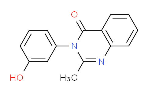 CAS No. 40671-68-9, 3-(3-Hydroxyphenyl)-2-methylquinazolin-4(3H)-one