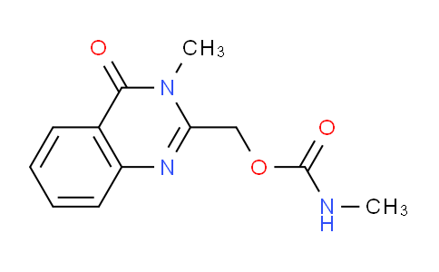 CAS No. 41039-65-0, (3-Methyl-4-oxo-3,4-dihydroquinazolin-2-yl)methyl methylcarbamate