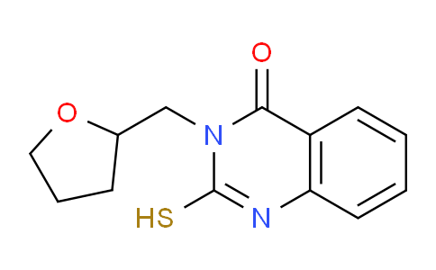 CAS No. 422274-58-6, 2-Mercapto-3-((tetrahydrofuran-2-yl)methyl)quinazolin-4(3H)-one