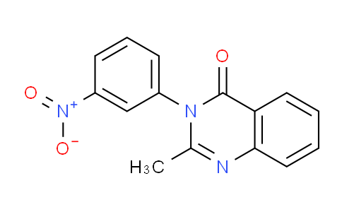 CAS No. 4309-26-6, 2-Methyl-3-(3-nitrophenyl)quinazolin-4(3H)-one