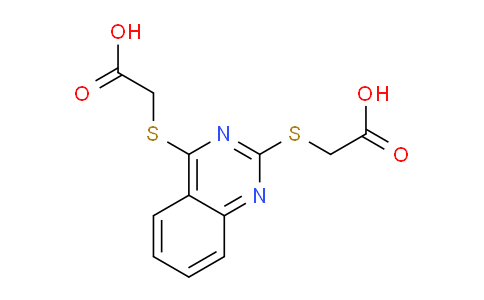 CAS No. 433245-38-6, 2,2'-(Quinazoline-2,4-diylbis(sulfanediyl))diacetic acid