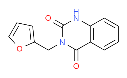 CAS No. 436855-78-6, 3-(Furan-2-ylmethyl)quinazoline-2,4(1H,3H)-dione