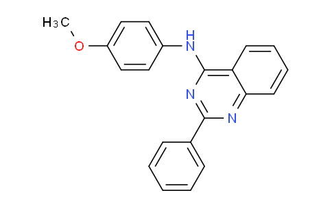 CAS No. 438247-46-2, N-(4-Methoxyphenyl)-2-phenylquinazolin-4-amine