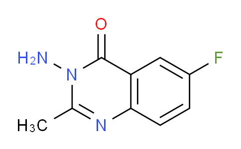CAS No. 459414-73-4, 3-Amino-6-fluoro-2-methylquinazolin-4(3H)-one