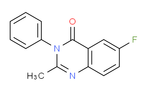CAS No. 49579-00-2, 6-Fluoro-2-methyl-3-phenylquinazolin-4(3H)-one