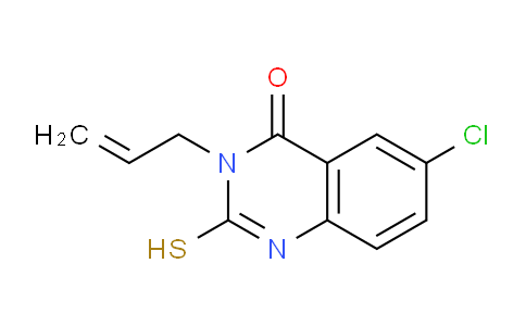 CAS No. 49782-31-2, 3-Allyl-6-chloro-2-mercaptoquinazolin-4(3H)-one