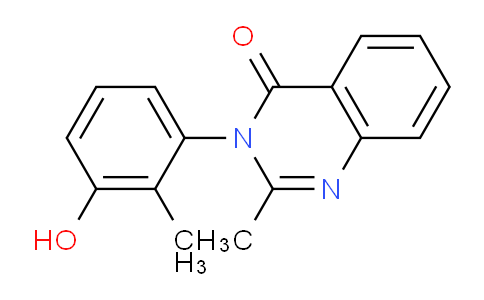 CAS No. 5060-63-9, 3-(3-Hydroxy-2-methylphenyl)-2-methylquinazolin-4(3H)-one
