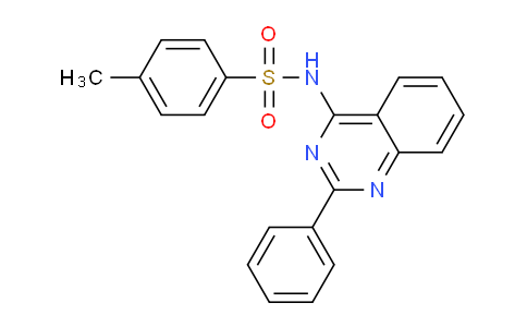 CAS No. 50871-62-0, 4-Methyl-N-(2-phenylquinazolin-4-yl)benzenesulfonamide