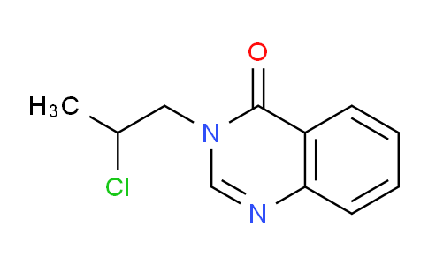 CAS No. 5270-99-5, 3-(2-Chloropropyl)quinazolin-4(3H)-one